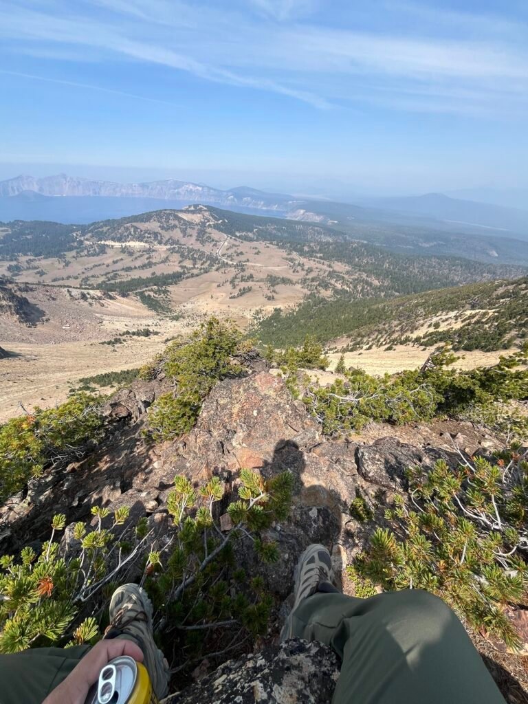 View from the top of Mount Scott. Crater Lake National Park