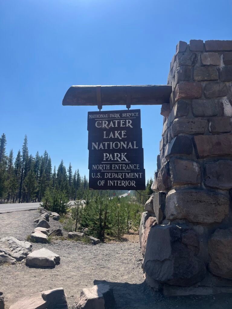 North Entrance of Crater Lake National Park
