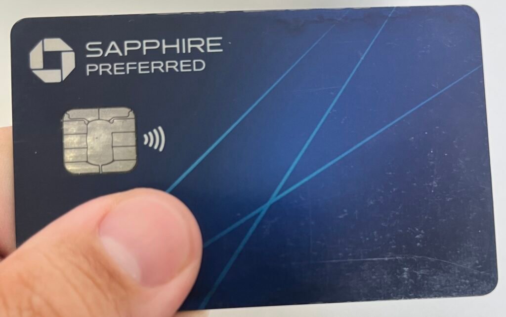 My Chase Sapphire Preferred card