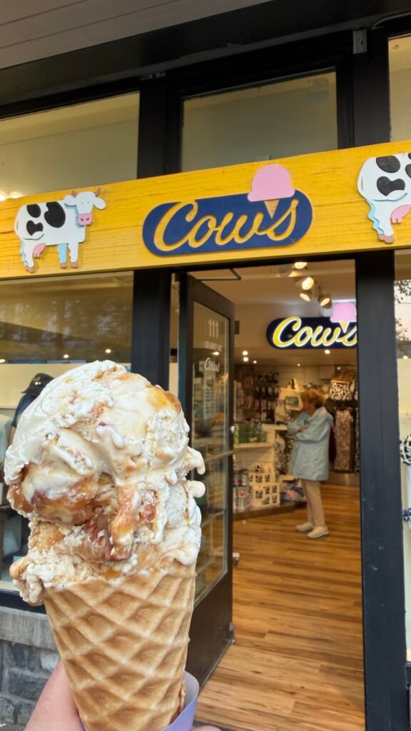 Ice Cream from Cows Banff Alberta