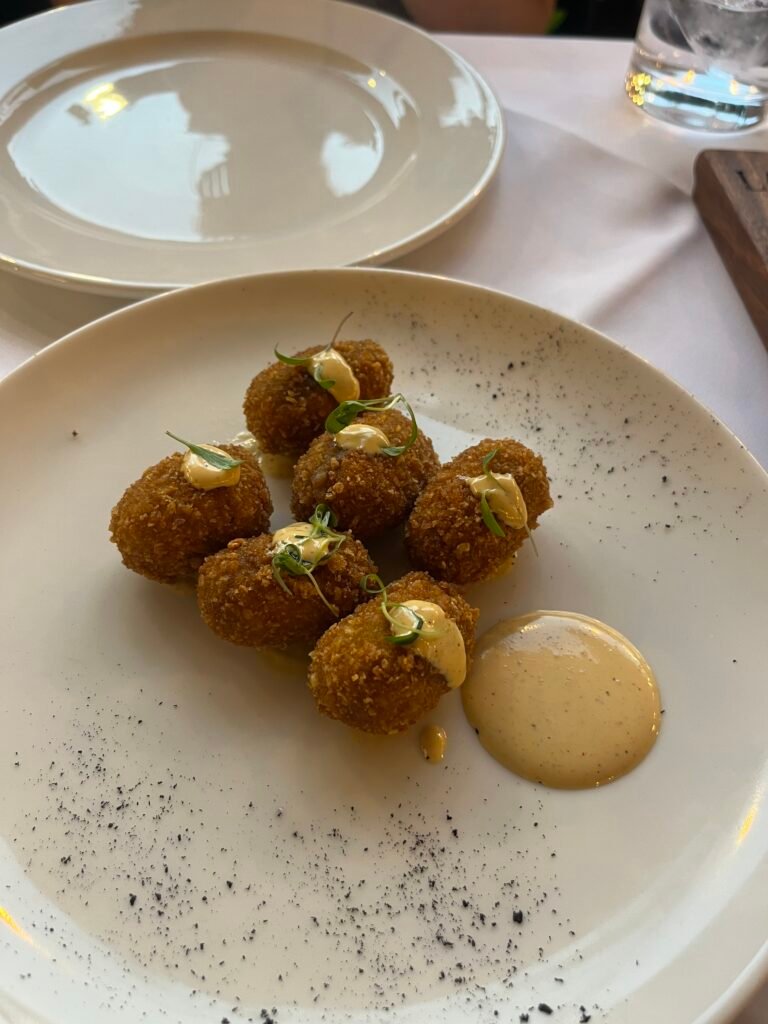 short rib croquettes La Única Mexico City, La Unica